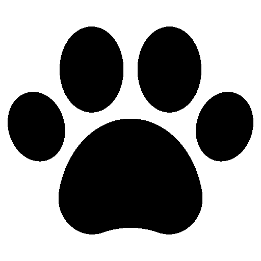 Dog paw icon